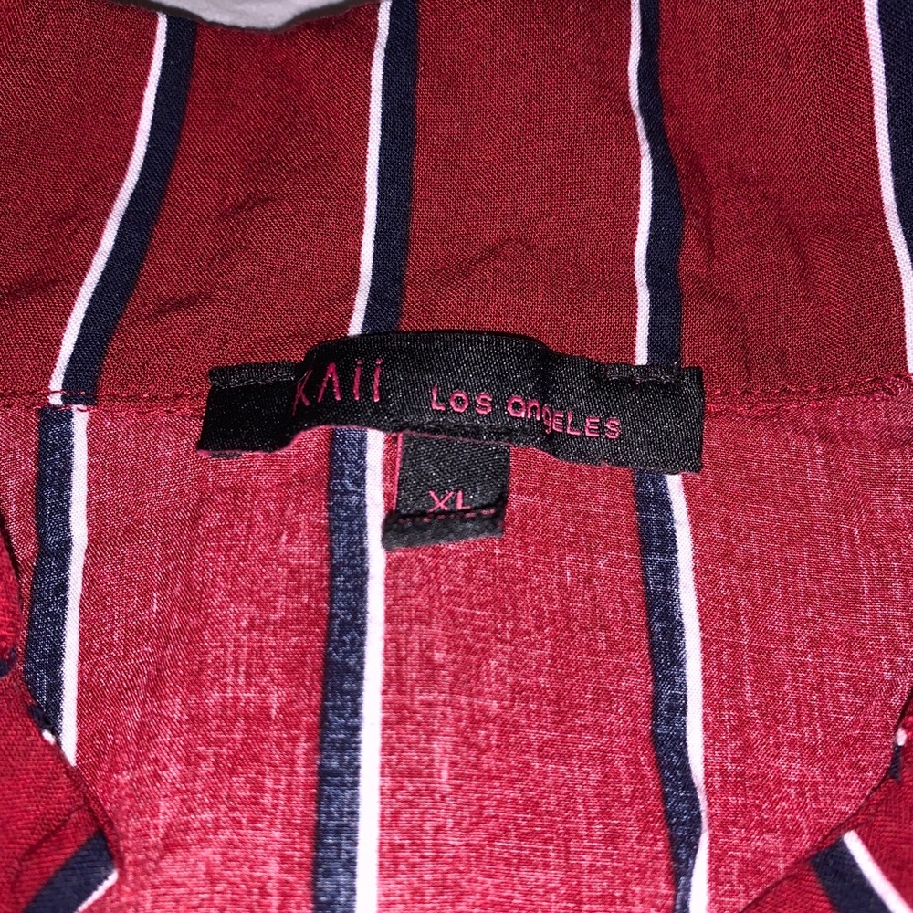 Striped Button Up - Picture 2 of 2